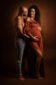 Pregnancy portrait - White and black - Asti