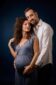 Pregnancy portrait - White and black - Asti