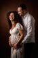 Pregnancy portrait - White and black - Asti